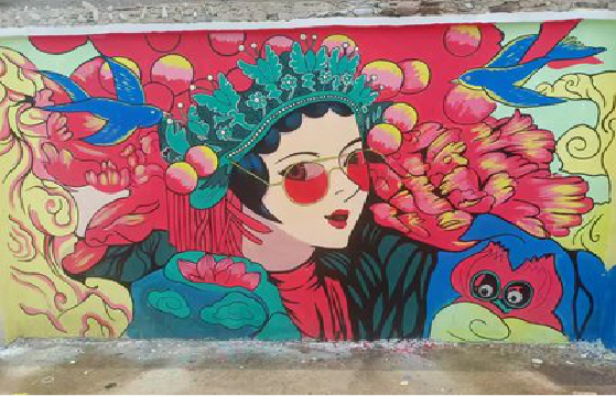 贺州墙体彩绘-网红墙