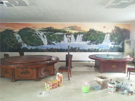 贺州墙绘-写实风景