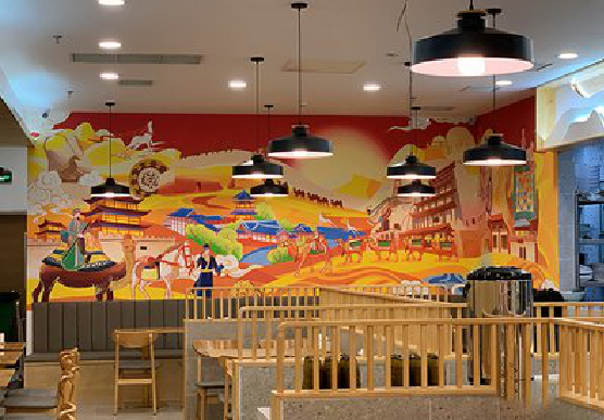 贺州商业空间彩绘介绍。