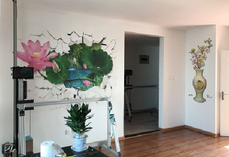 贺州墙体彩绘相比墙纸的优势。