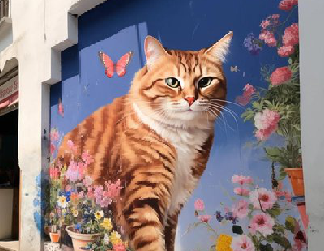 贺州自己绘制有个性的手绘墙