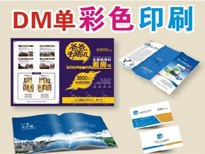 贺州单页印刷,色彩搭配简单。